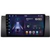 XIUNYIE Car Radio per BMW X5 M5 E39 E53 1995-2006 Android 15 9 Pollici Touch Screen con Bt Fm Wifi Dual Usb Per, 4 Core 2G+64G