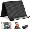 SEANCHEER Supporto Pieghevole e Portatile per Telefono, Supporto Smartphone Flessibile in Silicone e Alluminio, Regolabile a Mani Libere, Antiscivolo e Antigraffio, per iPhone, Tablet e Laptop