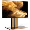 FITUEYES Supporto TV da Pavimento per TV da 75 a 100 Pollici Regolazione in Altezza Supporto TV da Terra Portata Massima 65 kg Serie Cantor