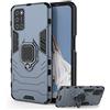 Ethika DESCHE per Cover Oppo A72 4G / A52 4G Case Cover per Staffa dell'anello + Vetro Temperato, Compatibile con Supporto Magnetico per Auto - Marino