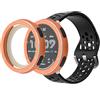 GIOPUEY Stile della Lunetta per Amazfit Active 2, Bezel Styling Ring Acciaio Inossidabile Anello della Lunetta, Anello Protettivo in Metallo in Lega di Alluminio - Orange