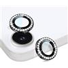 DiyGody 2 pellicole protettive per obiettivo della fotocamera, compatibili con iPhone 17e/16e, con strass glitterati, in vetro temperato trasparente 9H, antigraffio, con strass, per iPhone 17e/16e