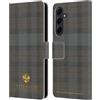 Head Case Designs Licenza Ufficiale Outlander Plaid Tessuto di Lana Scozzese Custodia Portafoglio in Pelle Compatibile con Samsung Galaxy A55 5G