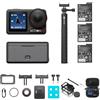 DJI Osmo Action 5 Pro Combo Adventure Bundle, Action Cam 4K con Sensore 1/1.3, Batteria Lunga Durata 12h con 3 Batterie, Due Touchscreen OLED (Action 5 Pro Adventure Bundle 1)