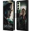 Head Case Designs Licenza Ufficiale Harry Potter Hermione Granger Deathly Hallows VIII Custodia Portafoglio in Pelle Compatibile con Samsung Galaxy A14 5G
