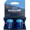 Fratelli Pesce 8490 - Pile D Torcia Super Alkaline Blister 2 Pile