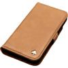 Porter Riley - pelle compatibile con iPhone 17 Pro Max. Custodia premium in vera pelle con funzione supporto/portafoglio/copertura pieghevole con slot per carte e supporto orizzontale (Marrone chiaro)