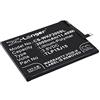 TECHTEK Batteria 3000mAh compatibile con [Wiko] FEVER, Fever 4G sostituisce TLP15J15, TLP15J30, TLP15L27, TLP16F14 FBA