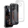 REY Cover in Gel TPU Trasparente per BLACKVEIW BL7000, Ultra Sottile 0,33 mm, Morbido Flessibile, Custodia Silicone