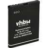 vhbw 1x batteria compatibile con MyPhone Flip III, Flip 3 smartphone cellulare (1100mAh, 3,7V, Li-Ion) - Sostituisce BS-18, AK-C145