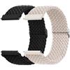 DMVEIMAL Cinturino 22mm Nylon per Huawei Watch Gt/Gt 2 46mm/per Samsung Galaxy Watch 3 45mm/Galaxy Watch 46 mm/Gear S3 Frontier, Smartwatch Cinturini Sport per Amazfit Bip 5/Gtr 2e Band Uomini Donne 2 Pack