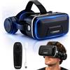 VeftBltrem Occhiali VR 3D,Con Cuffie,Lenti Hd Anti-Luce Blu,Comodi Da Indossare,Visore Realtà Virtuale Compatibili Con Smartphone Iphone E Android (4,7-7,2),Visore 3D Per Realtà Virtuale Per Giochi E Film