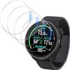 Funrae Pellicola Protettiva per Suunto Nautic S, [4 Pezzi] 2.5D Proteggi Schermo in Vetro Temperato Copertura Completa Anti Graffio Senza Bolle HD Protezione Film - Transparente
