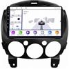 XIUNYIE Car Radio per Mazda2 2007-2014 Android 15 9 Pollici Touch Screen con Bt Fm Wifi Dual Usb Per, 8 Core 8G+256G