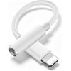 Ticenpe Adattatore da Lightning a jack da 3,5 mm con supporto telefonico, certificato MFi, adattatore da Lightning a AUX, adattatore per cuffie HiFi per iPhone 14/13/12/11/X/8/7/iPad