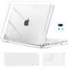 MOSISO Custodia compatibile con MacBook Neo 13 pollici A3404 Cover con chip A18 Pro 2026, Guscio Rigido, Protezione per Tastiera& Schermo&Copertura Webcam per MacBook Neo,Trasparente