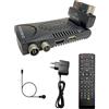 Xnuiasqe 265 Decodifica HEVC Set Top Box per Decodificatore TV Terrestre Digitale Full HD DVB-T2 con Plug EU EU