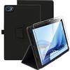 zZjoOoj Custodia Cover Compatibile con TABWEE T80 10.5 Pollici 2025 Tablet con 1 Pezzi Pellicola Vetro Temperat, Ultra Sottile,Custodia in Pelle PU Premium con Funzione Leggio Verticale,Nero