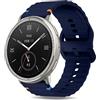 CeiBand 20mm Cinturino Compatibile con Amazfit GTS 4/3/2e/2/GTR Mini/GTR Cinturini Orologio, 20mm Cinturini Sportiva Silicone per Amazfit Active 2/Bip 3 pro Donna Uomo - Blu scuro