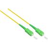 Good Connections OS2 - Cavo in fibra ottica Simplex da spina SC (APC) a SC (APC), monomodale 9/125, cavo in fibra ottica, cavo patch per FTTH/FTTB/FTTX, 0,5 m / 50 cm