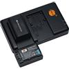 DSTE DE NP-FV50 (2 pezzi) batteria di ricambio ricaricabile e doppio caricatore compatibile con HDR-CX220, CX230, CX290, CX330, CX380, CX430V, CX900, CX260V, CX580V, CX760V, PJ200