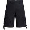 JACK & JONES Jpstcole Frank Cargo Short Mid SN Pls - Plus Size, Nero, 54