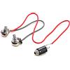 Hattba Kit elettronico di cablaggio per chitarra precablato Single Coil Pickup Cablaggio Cablaggio Parti di ricambio per chitarra Pickup a bobina singola