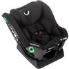 Nurse Traffic Seggiolino Auto i-Size 40-150 cm, 0-12 Anni, Senza Isofix, Contromarcia, Reclinabile, con Riduttore, Installazione con Cintura, Nero