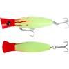 ZMdooreasy Topwater, esca dura da 41 g, con occhi 3D e sonaglio, galleggiante, per spigola, luccio, acqua salata, acqua dolce, realistica, per nuoto (E)