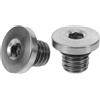 NAMOARLY Viti in Lega di Titanio per Freno Mountain Bike, Bulloni di Spurgo Olio Freni M5x5-8, Elementi di Fissaggio per Coperchio Cilindro Olio Freno a Disco, Compatibili con Freni