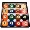 Fzaqwen Biliardo Palline Pool Americane 16 Resina Maneggevolezza Precisa Reattivo Numerazione Chiara Adatte per Tavolo da Pratica Casa, TP-B110 Palla Di Cristallo Da Sogno
