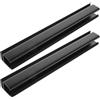 Generic 2 Clip per Parabrezza per Carrelli da Golf in Plastica Nera, Facili da Installare e Salvaspazio per Parabrezza Golf Cart
