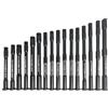 VIRELLO Mozzo in lega di alluminio, asse passante, ruota anteriore posteriore da 12 mm, mozzo per bici da strada, SecureStainlessSteelWasher, leggero, 29,4-75 g, EasyInstall, nero