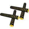 MOBUTOFU 2 Paia di Coperture in Spugna Gialla per Manico Kayak e Canoa, Accessori Antiscivolo Design Semplice per Ridurre Affaticamento Mani, 22cm