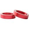 FOYTOKI Kit 2 Pezzi Distanziali per Mozzo Bici Mountain e Strada, Rondelle in Lega di Alluminio Rosso 5mm, Funzione di Fissaggio Stabile Senza Bave, Conversione da 100 a 110mm