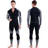 RiToEasysports Muta da Uomo Muta in Neoprene da 3 Mm Zip Frontale Intera per Il Corpo con Cuciture Piatte Copertura UV per Snorkeling Surf Immersioni Nuoto (XXXL)