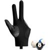 Generic Guanti da biliardo per mano sinistra | Guanti da biliardo sportivi | Tiratori per stecca da biliardo, mano sinistra/destra, 3 dita, processo di giunzione, sport carambola, tiratori per stecca