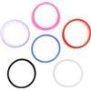 TOVINANNA Anelli in Silicone per Racchette da Squash e Racket Ball 6 Pezzi, Fissaggio Overgrip Antiscivolo per Giocatori che Sudano Facilmente, Design Versatile e Resistente