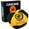 Cascade Juggling Cascade Pro 8 Panel Hacky Sack - Pro Freestyle Footbag - Trick Foot Bag (arancione/nero)