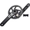 LHHL Mountain Bike Guarniture 170/175mm Integrato Cavo Singola Rotonda Ingranaggio 30/32/34/36/38T MTB Guarnitura Adatta for 9/10/11/12 velocità con BB(32T)