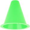 LICAEVEY Coni da Allenamento per Calcio, 10 Coni Segnalatori da Calcio, Rosso Brillante per Esercizi di agilità, Plastica PE Resistente, Base Piatta Antivento, Attrezzatura Sportiva Portatile (Rosso)