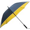 Generic XYNSNDB Ombrello Ombrello da Golf Forte Antivento Ombrello Automatico con Bastone Aperto Ombrello Oversize a Doppio Baldacchino Ventilato Ombrello Impermeabile Antivento Impermeabile (Color : Yellow,