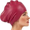 LOPJGGYF Copricapo da nuoto in silicone elastico Design addensato Cappellino impermeabile in tinta unita Anti-freddo 3D Fit Snorkeling Surf per nuotare(Color 05)