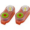 Tapallmy Luce per giubbotto di salvataggio 2 pezzi Luci stroboscopiche di emergenza per giubbotto di salvataggio ad alta visibilità - Luci di sicurezza per immersione attivate dall'acqua 8+ ore di autonomia