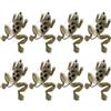 UKCOCO Esche Artificiali per Pesca 8 Pezzi 6cm 5g Rana Morbida in PVC con Ganci Extra Resistenti per Pesca All'aperto Sportiva