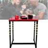 Generic Tavolo da braccio di ferro standard - Allenamento professionale, rivestito in PVC, cuscinetti rimovibili for casa e palestra(Red)