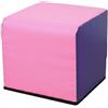 APLVFFZH Fitness Hip Support Box per Allenamento Glutei per Supporto Postura Esercizi con Superficie Facile da Pulire Adatto a Uso Domestico E Palestra, Rosa, Viola