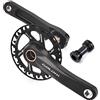 LHHL 110/127/140/150/155/160mm Biciclette Pieghevoli for Bambini Guarnitura 28T 30T 32T 34T 36T Larghi Stretti Ingranaggio Supporto 7/8/9/10/11/12 velocità con BB(150mm,36T)