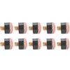Kukyller 10 Pezzi di Ricambio per Stecca da Biliardo, Snooker, Punta per Stecca da Biliardo, Kit di Sostituzione per Punte per Stecca da Biliardo, Forniture da Biliardo (10mm)