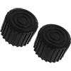 OFFIGAM Coperture per Piedini Elevata Durabilità in Gomma Nera 2 Protezione Pavimento e Riduzione Rumore per Attrezzature Fitness per Macchine da Allenamento